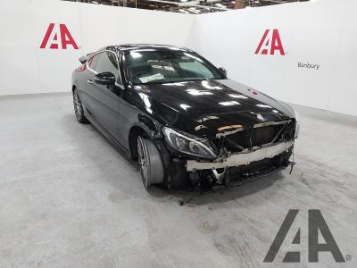 Image of 2016 MERCEDES C-CLASS C 220 D AMG LINE PREMIUM PLUS 2143cc TURBO DIESEL AUTOMATIC 2 DOOR COUPE
