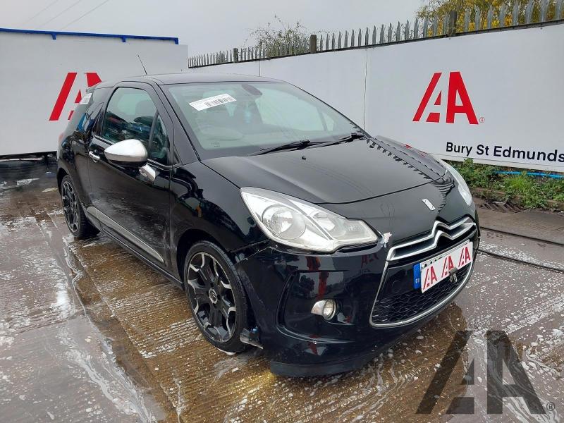2012 CITROEN DS3 E-HDI AIRDREAM DSPORT PLUS 1560cc TURBO DIESEL MANUAL 6 Speed 3 DOOR HATCHBACK