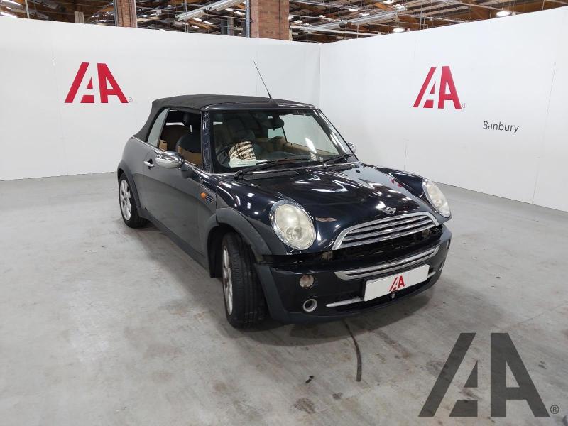 2005 MINI CONVERTIBLE ONE 1598cc PETROL MANUAL 5 Speed 2 DOOR CONVERTIBLE