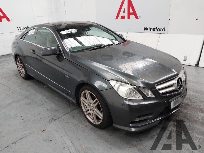 2012 MERCEDES E-CLASS E250 CDI BLUEEFFICIENCY S/S SP 2143cc TURBO DIESEL AUTOMATIC 2 DOOR COUPE