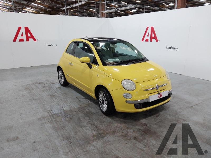 2009 FIAT 500 LOUNGE 1242cc PETROL MANUAL 3 DOOR HATCHBACK