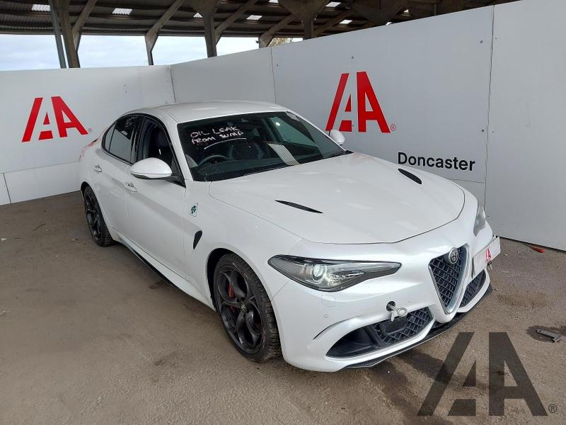 2019 ALFA ROMEO GIULIA V6 BITURBO QUADRIFOGLIO 2891cc TURBO PETROL AUTOMATIC 8 Speed 4 DOOR SALOON