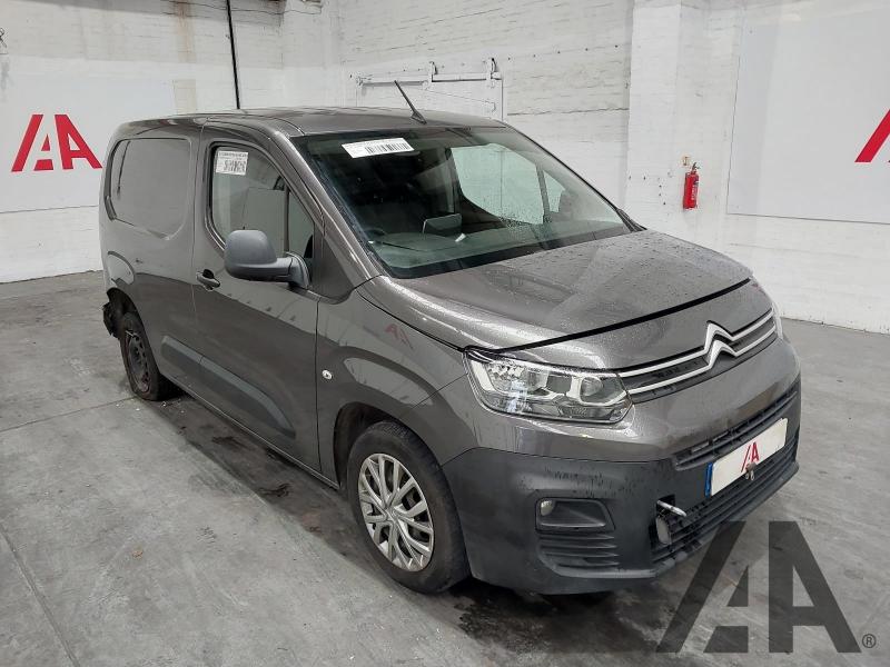 2019 CITROEN BERLINGO 1000 ENTERPRISE M BLUEHDI S/S 1560cc TURBO DIESEL MANUAL 5 Speed PANEL VAN