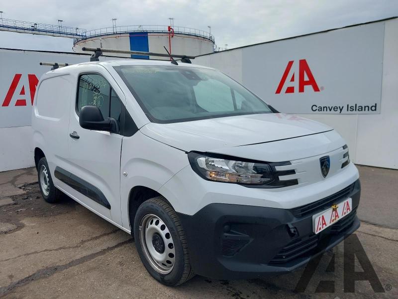 2024 PEUGEOT PARTNER BLUEHDI PROFESSIONAL L1 1499cc TURBO DIESEL MANUAL PANEL VAN