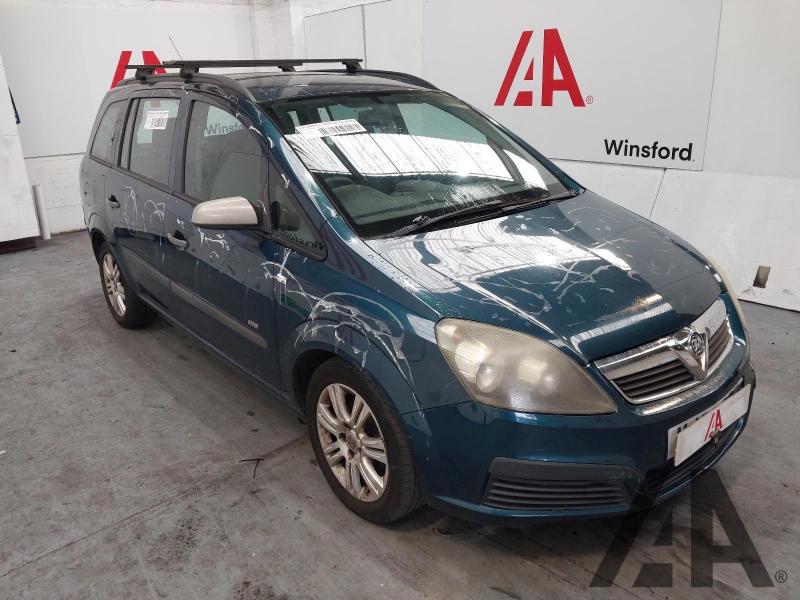 2006 VAUXHALL ZAFIRA LIFE 16V 1598cc PETROL MANUAL 5 Speed 5 DOOR MPV