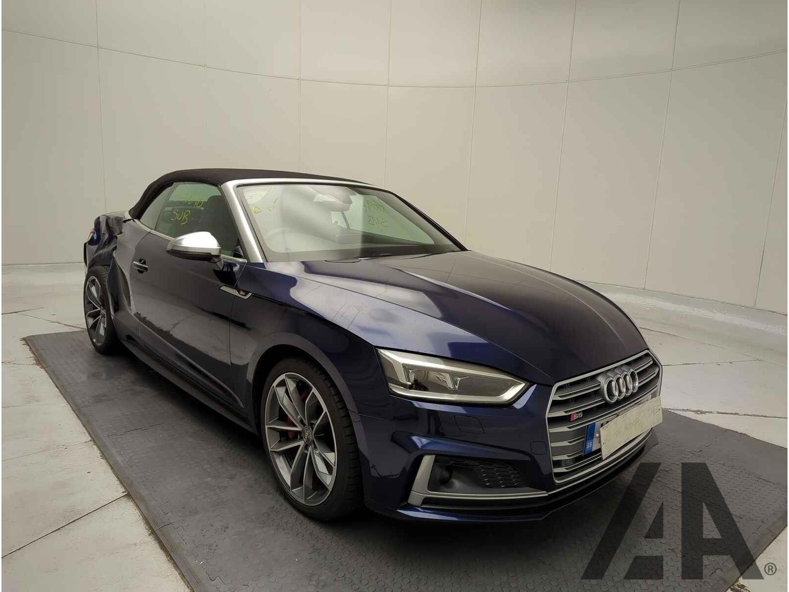 2017 AUDI A5 S5 TFSI QUATTRO 2995cc TURBO PETROL AUTOMATIC 2 DOOR CONVERTIBLE