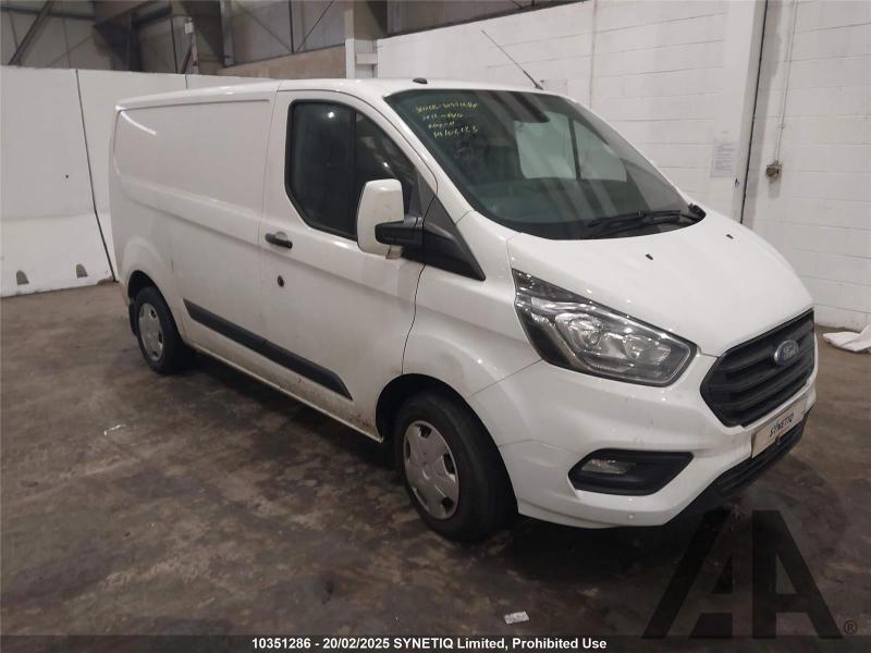 2019 FORD TRANSIT CUSTOM 280 TREND P/V L1 H1 1996cc TURBO DIESEL MANUAL 6 Speed PANEL VAN
