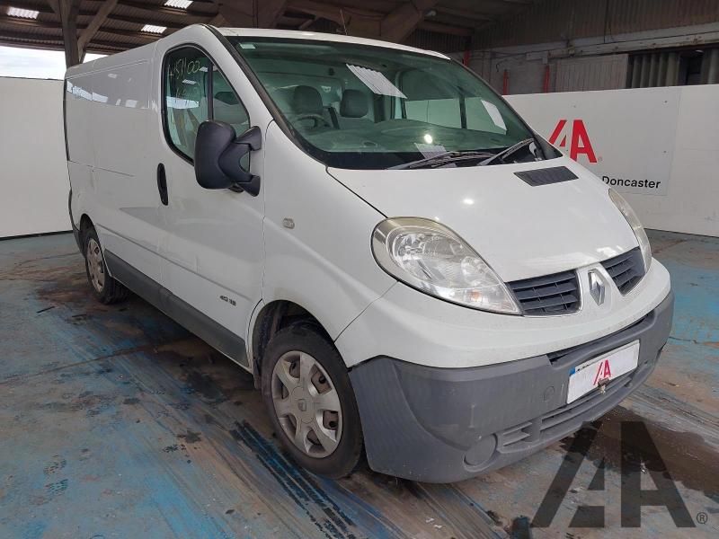 2012 RENAULT TRAFIC SL27 DCI S/R 1996cc TURBO DIESEL MANUAL 6 Speed PANEL VAN