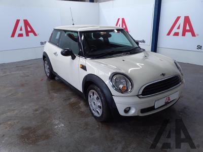 2009 MINI HATCH FIRST 1397cc PETROL MANUAL 6 Speed 3 DOOR HATCHBACK