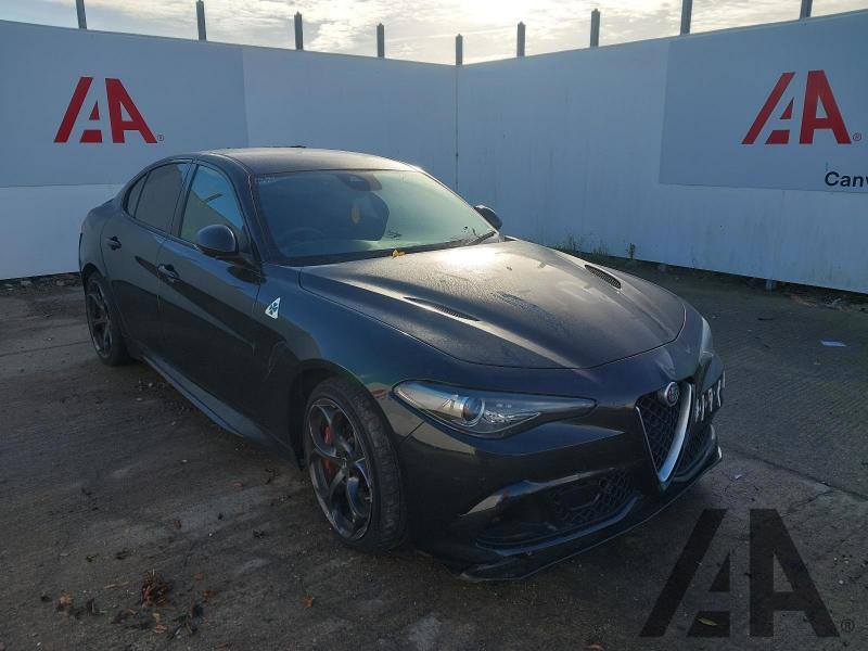 2017 ALFA ROMEO GIULIA V6 BITURBO QUADRIFOGLIO 2891cc TURBO PETROL AUTOMATIC 8 Speed 4 DOOR SALOON