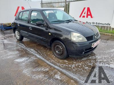 Image of 2004 RENAULT CLIO AUTHENTIQUE 8V 1149cc PETROL MANUAL 5 DOOR HATCHBACK