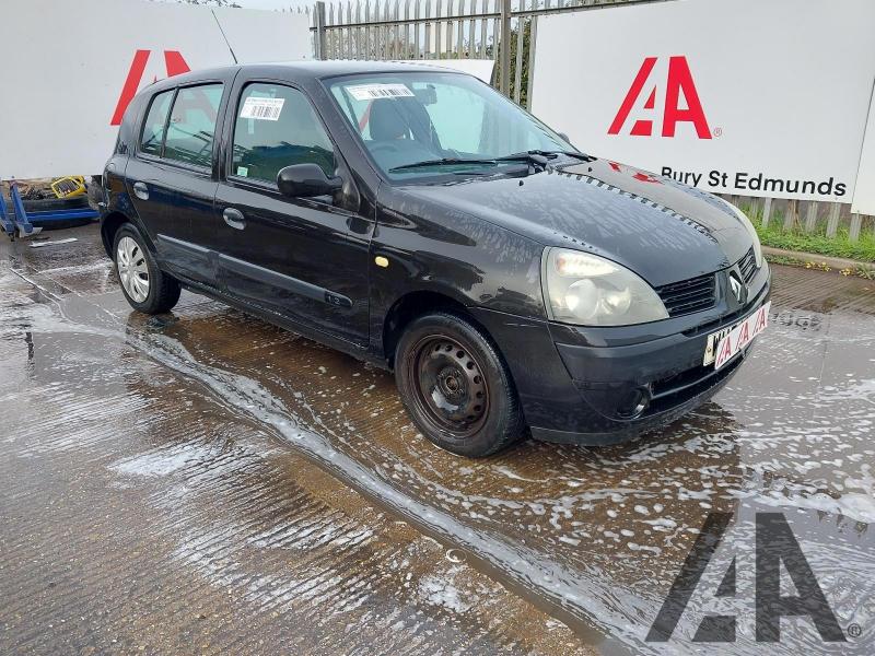 2004 RENAULT CLIO AUTHENTIQUE 8V 1149cc PETROL MANUAL 5 DOOR HATCHBACK