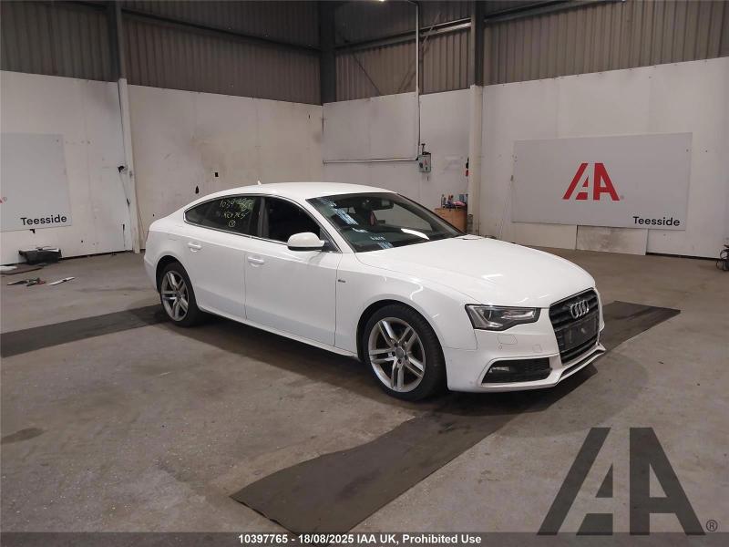 2015 AUDI A5 TDI S LINE 1968cc TURBO DIESEL CVT 8 Speed 5 DOOR HATCHBACK