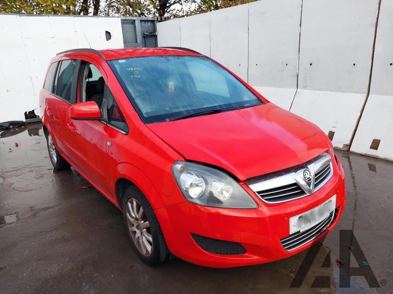 2011 VAUXHALL ZAFIRA EXCLUSIV 1598cc PETROL MANUAL 5 DOOR MPV