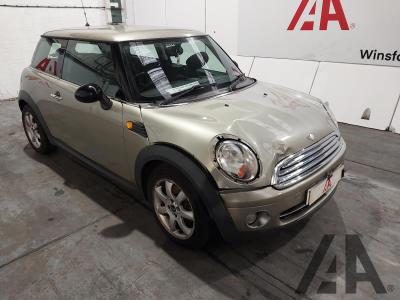 Image of 2007 MINI HATCH ONE 1397cc PETROL MANUAL 6 Speed 3 DOOR HATCHBACK
