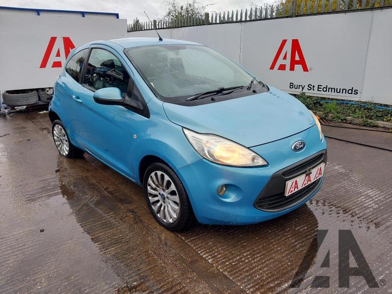 2011 FORD KA ZETEC 1242cc PETROL MANUAL 5 Speed 3 DOOR HATCHBACK