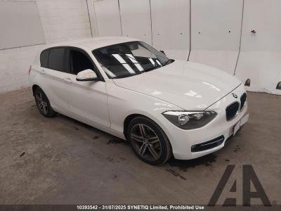 Image of 2014 BMW 1 SERIES 116D SPORT 1995cc TURBO DIESEL MANUAL 5 DOOR HATCHBACK