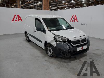 Image of 2018 PEUGEOT PARTNER BLUE HDI SE L1 1560cc TURBO DIESEL MANUAL 5 Speed PANEL VAN