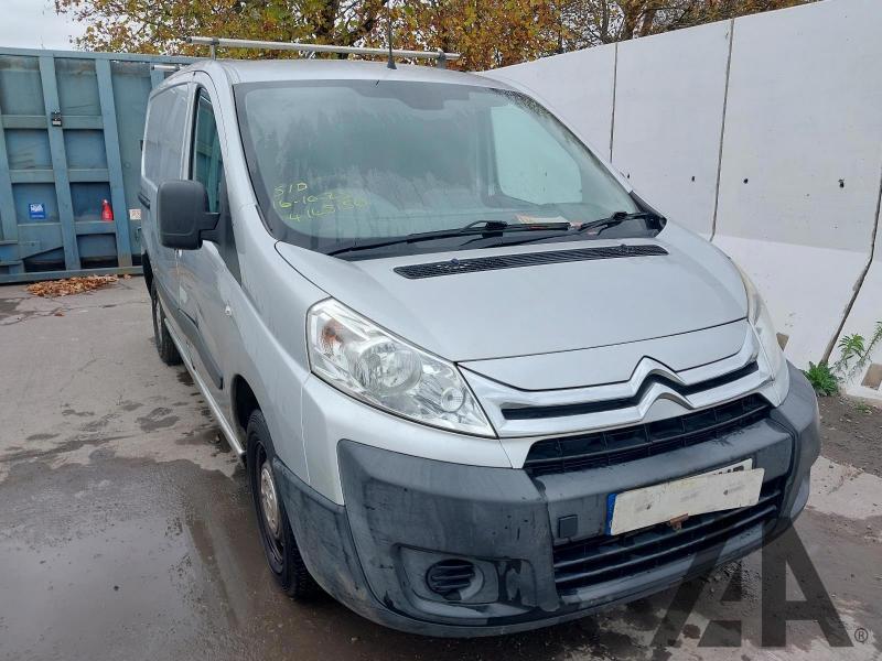 2013 CITROEN DISPATCH 1000 L1H1 HDI 1560cc TURBO DIESEL MANUAL 5 Speed 4 DOOR PANEL VAN
