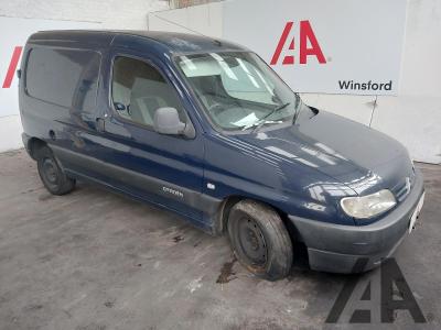 Image of 2002 CITROEN BERLINGO LX 600 1868cc DIESEL MANUAL 5 Speed CAR DERIVED VAN