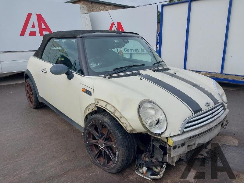2007 MINI CONVERTIBLE ONE 1598cc PETROL MANUAL 5 Speed 2 DOOR CONVERTIBLE