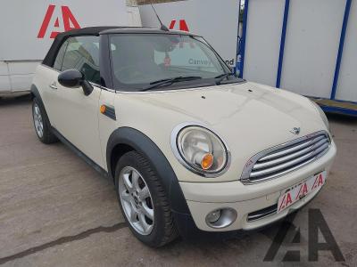 Image of 2009 MINI CONVERTIBLE COOPER 1598cc PETROL MANUAL 6 Speed 2 DOOR CONVERTIBLE