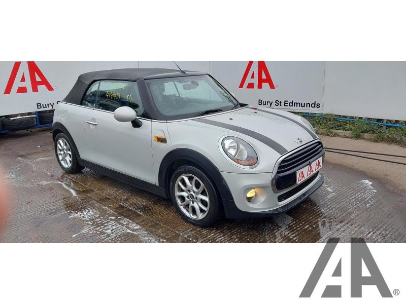 2017 MINI CONVERTIBLE COOPER 1499cc TURBO PETROL MANUAL 6 Speed 2 DOOR CONVERTIBLE