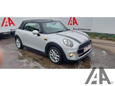 Image of 2017 MINI CONVERTIBLE COOPER 1499cc TURBO PETROL MANUAL 6 Speed 2 DOOR CONVERTIBLE