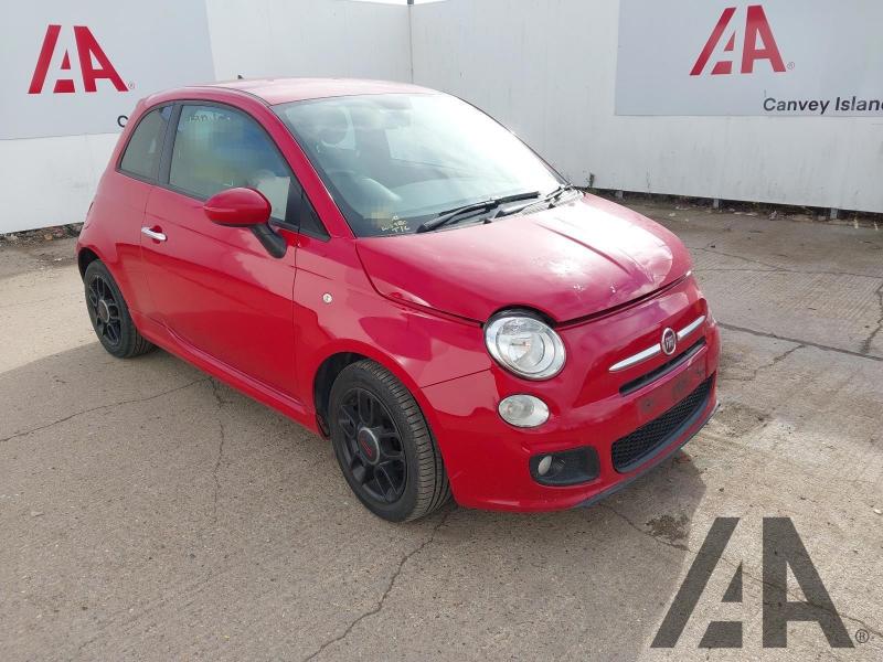 2013 FIAT 500 S 1242cc PETROL MANUAL 3 DOOR HATCHBACK