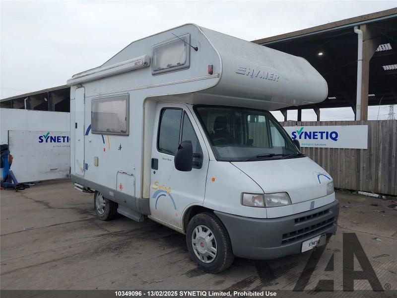 2002 FIAT 2 DOOR CHASSIS CAB 10 SWB JTD 1997cc TURBO DIESEL MANUAL 5 Speed 2 DOOR CHASSIS CAB