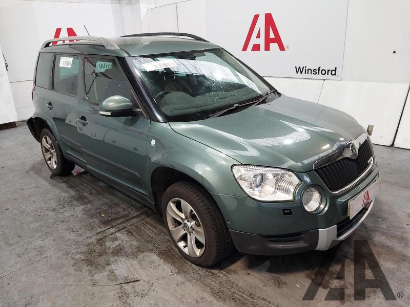 2012 SKODA YETI ELEGANCE GREENLINE II TDI CR 1598cc TURBO DIESEL MANUAL 5 DOOR HATCHBACK