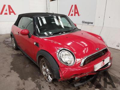 Image of 2013 MINI CONVERTIBLE ONE 1598cc PETROL MANUAL 6 Speed 2 DOOR CONVERTIBLE