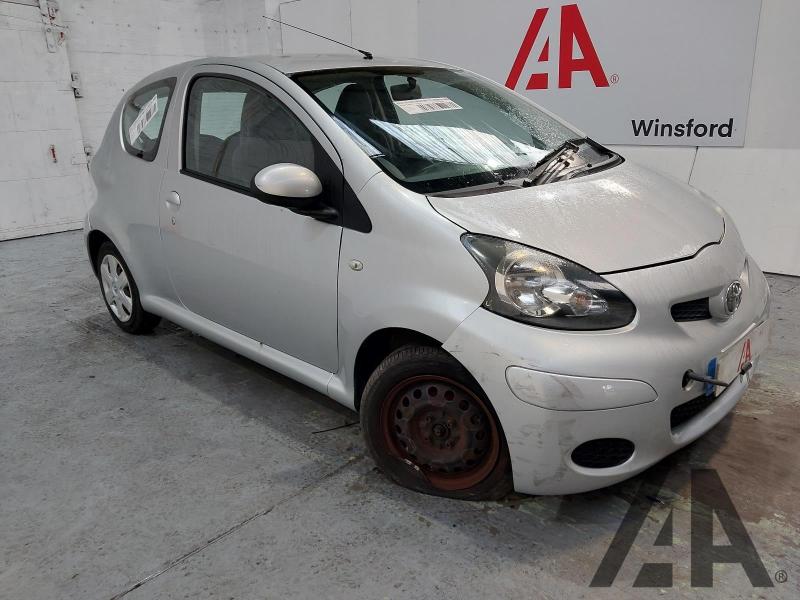 2012 TOYOTA AYGO VVT-I ICE 998cc PETROL MANUAL 3 DOOR HATCHBACK
