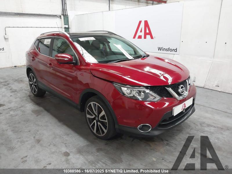 2014 NISSAN QASHQAI TEKNA DIG-T 1197cc TURBO PETROL MANUAL 6 Speed 5 DOOR HATCHBACK