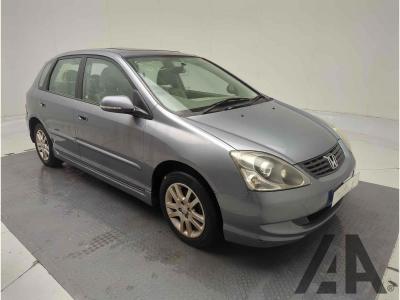Image of 2005 HONDA CIVIC EXECUTIVE I-VTEC 1590cc PETROL AUTOMATIC 4 Speed 5 DOOR HATCHBACK