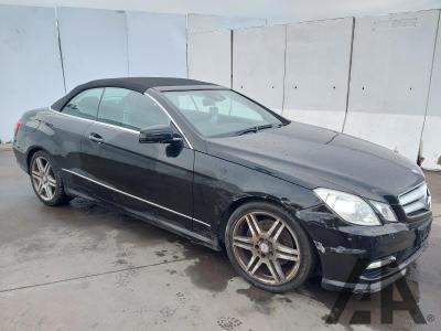 Image of 2012 MERCEDES E-CLASS E220 CDI BLUEEFFICIENCY SPORT 2143cc TURBO DIESEL AUTOMATIC 2 DOOR CONVERTIBLE