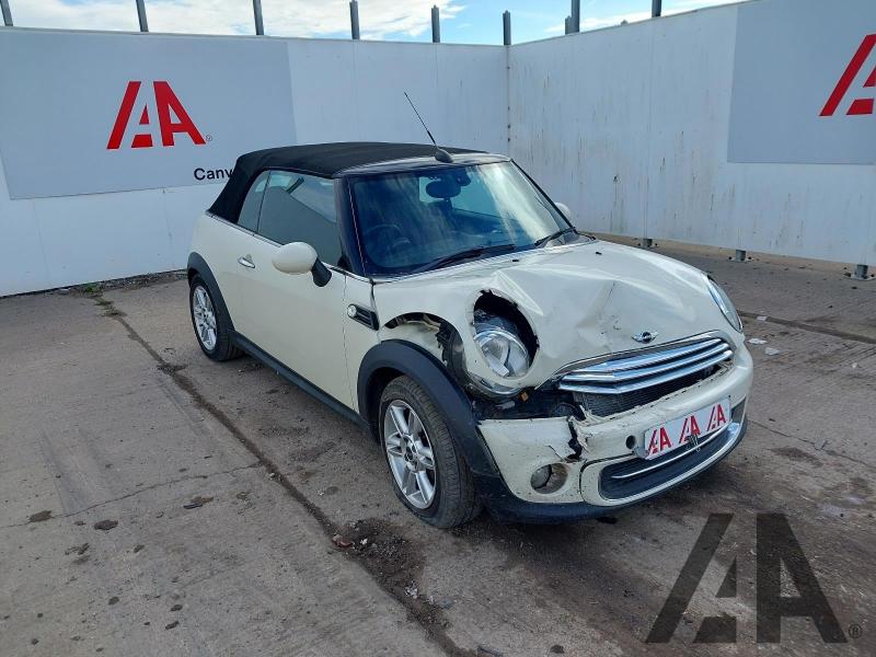 2013 MINI CONVERTIBLE COOPER 1598cc PETROL MANUAL 6 Speed 2 DOOR CONVERTIBLE