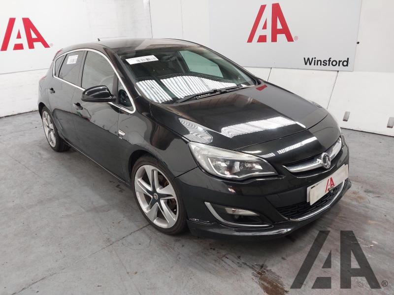2013 VAUXHALL ASTRA SRI CDTI S/S 1956cc TURBO DIESEL MANUAL 6 Speed 5 DOOR HATCHBACK