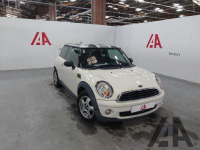 Image of 2010 MINI HATCH FIRST 1598cc PETROL MANUAL 6 Speed 3 DOOR HATCHBACK