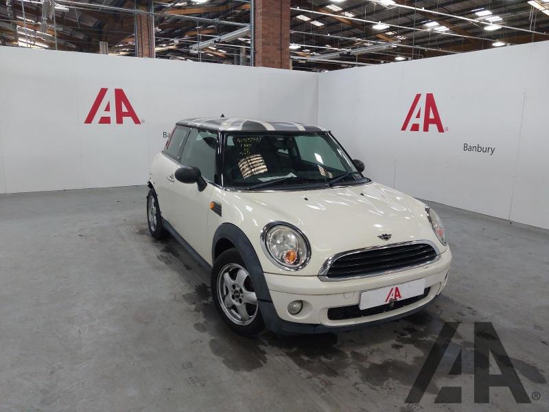 2010 MINI HATCH FIRST 1598cc PETROL MANUAL 6 Speed 3 DOOR HATCHBACK