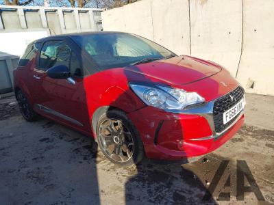 Image of 2016 DS 3 PURETECH ELEGANCE S/S EAT6 1199cc TURBO PETROL AUTOMATIC 3 DOOR HATCHBACK