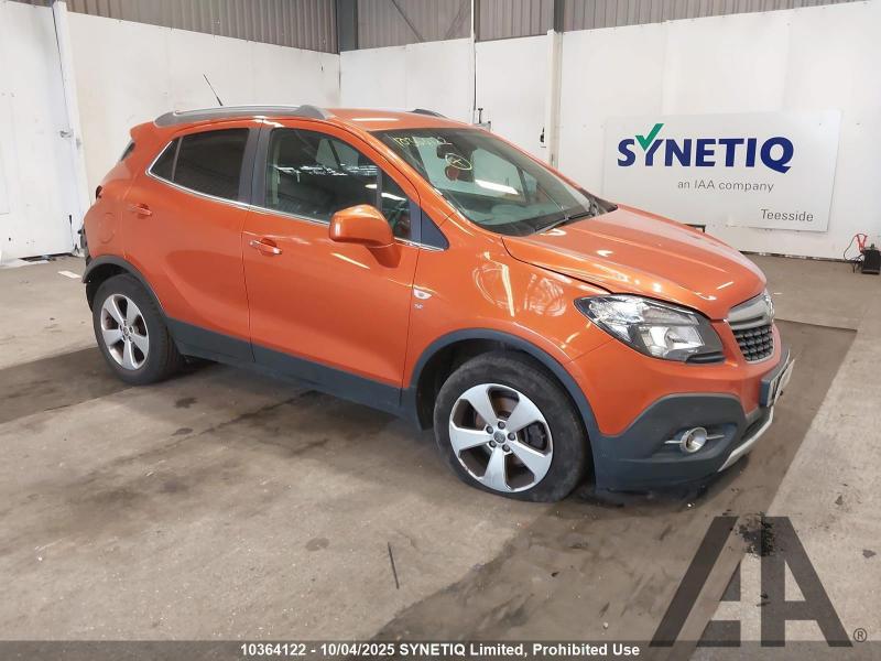 2015 VAUXHALL MOKKA SE CDTI ECOFLEX S/S 1598cc TURBO DIESEL MANUAL 6 Speed 5 DOOR HATCHBACK