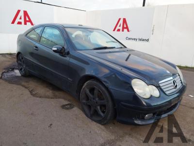 Image of 2008 MERCEDES C-CLASS C180 KOMPRESSOR SPORT EDITION 1796cc SUPER PETROL AUTOMATIC 3 DOOR COUPE
