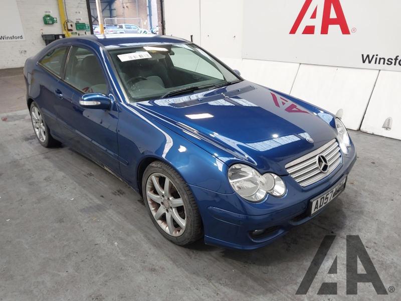 2008 MERCEDES C-CLASS C180 KOMPRESSOR SE SPORTS 1796cc SUPER PETROL AUTOMATIC 3 DOOR COUPE