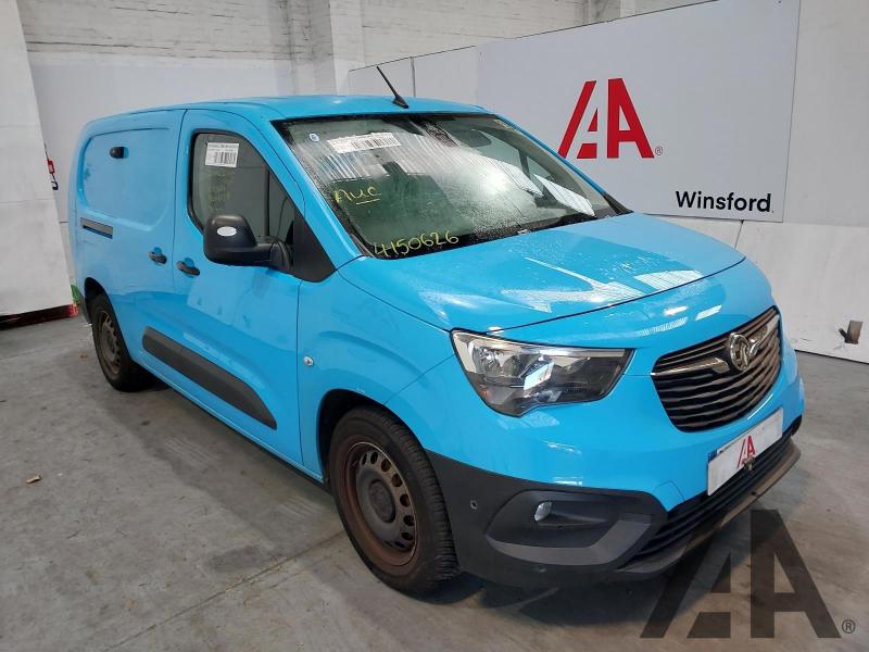 2019 VAUXHALL COMBO L2H1 2300 EDITION S/S 1499cc TURBO DIESEL MANUAL 4 DOOR PANEL VAN
