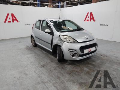 Image of 2012 PEUGEOT 107 ACTIVE 998cc PETROL MANUAL 5 Speed 5 DOOR HATCHBACK