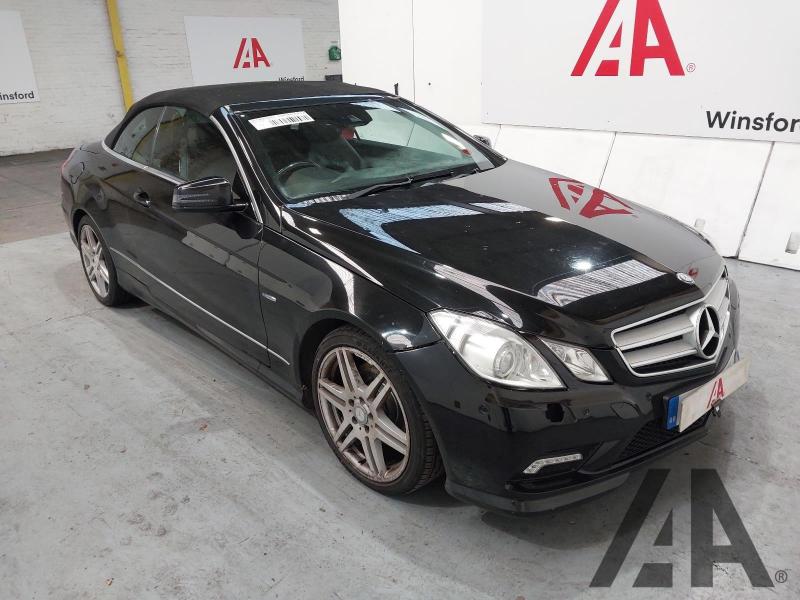 2011 MERCEDES E-CLASS E250 CDI BLUEEFFICIENCY SPORT 2143cc TURBO DIESEL AUTOMATIC 2 DOOR CONVERTIBLE