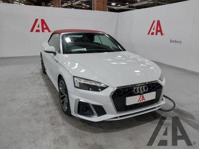 Image of 2021 AUDI A5 TFSI S LINE 35 MHEV 1984cc TURBO PETROL SEMI AUTO 2 DOOR CONVERTIBLE