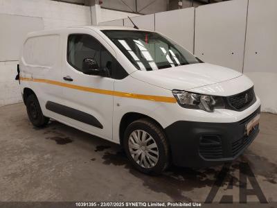 Image of 2022 PEUGEOT PARTNER BLUEHDI PROFESSIONAL PREMIUM L 1499cc TURBO DIESEL MANUAL 4 DOOR PANEL VAN