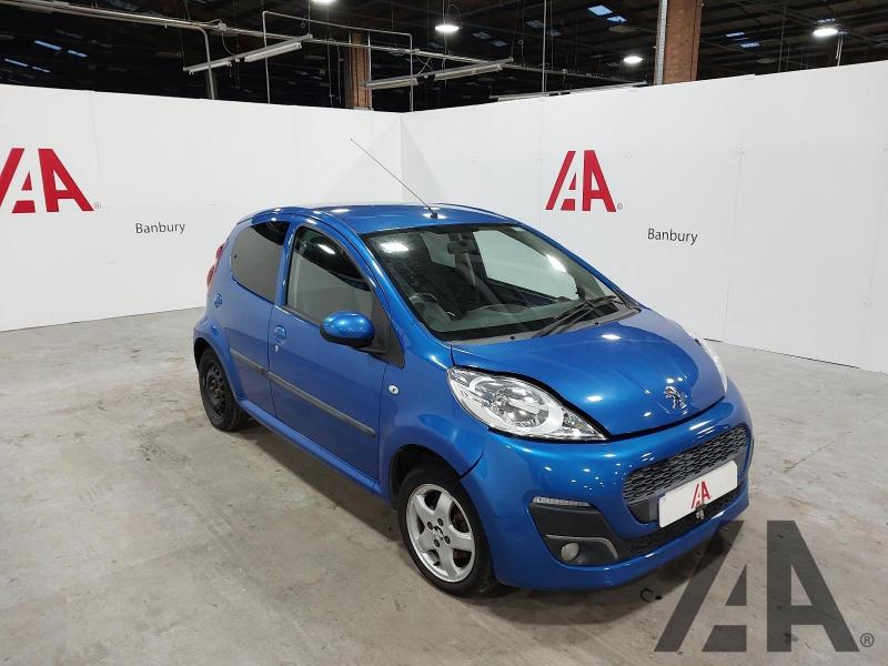 2013 PEUGEOT 107URE 998cc PETROL MANUAL 5 Speed 5 DOOR HATCHBACK